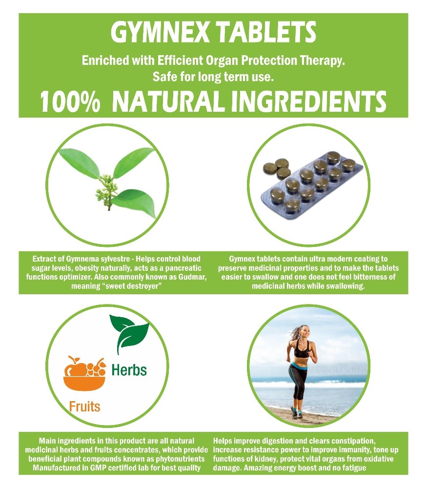 Gymnex herbal formulation Gymnema Sylvestre Pack of 1