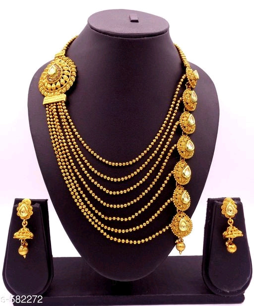 Feminine Beautiful Gold Plated Jewellery