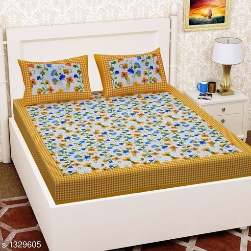 Supreme Home Comfy Pure Cotton Double Bedsheets