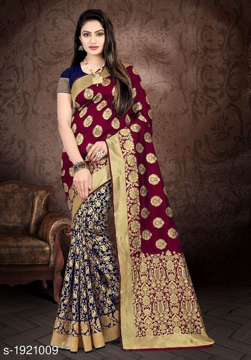 Elite Attractive Natural Silk Zari Sarees Vol 4