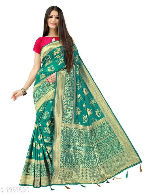 Navya Trendy Banarasi Silk Printed Sarees Vol 1