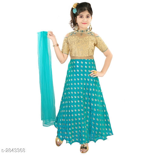 Adorable Kid's Girl's Ethnic Gown