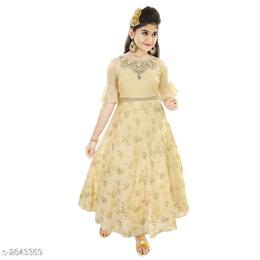 Adorable Kid's Girl's Ethnic Gown -2