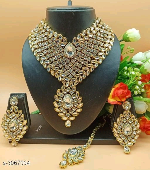 Priya Feminine Alloy Women's Jewellery Set Vol