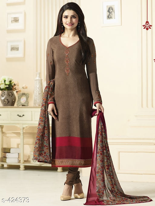 Lasya Embroidered Crepe Silk Salwar Suits & Dress Materials Vol 3#