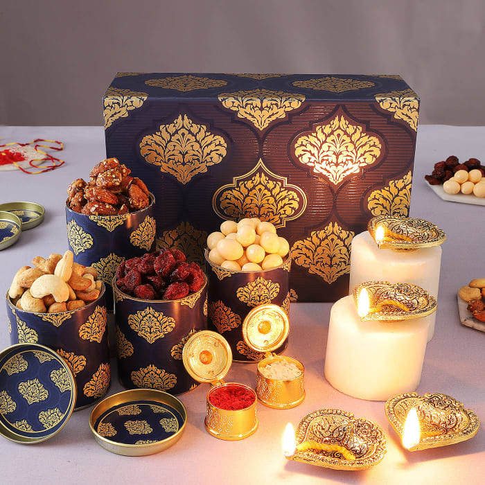 Bhai Dooj Gift Box With Gourmet Delights